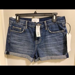 NWT Current Elliott The Boyfriend Rolled Short Size 26